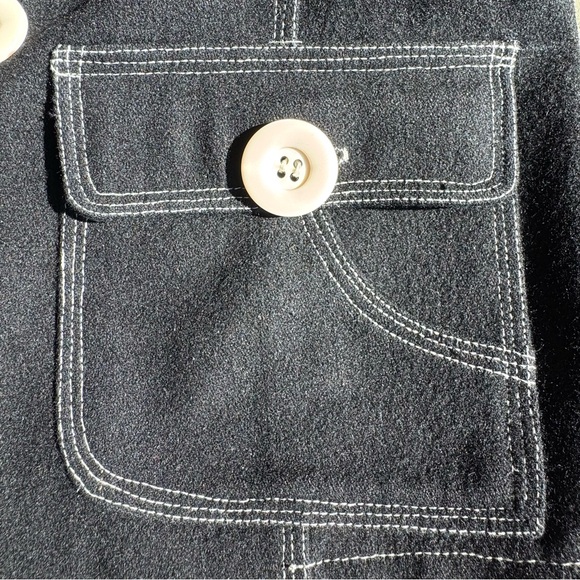 Marcelle Renee Classic Women's Blazer Wool Black Size L - Picture 9 of 12